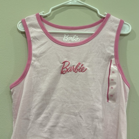 NWT Barbie pink tank top- XXL - Picture 2 of 4